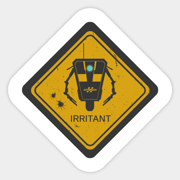 Caution: Irritant Sticker by PrismicDesigns